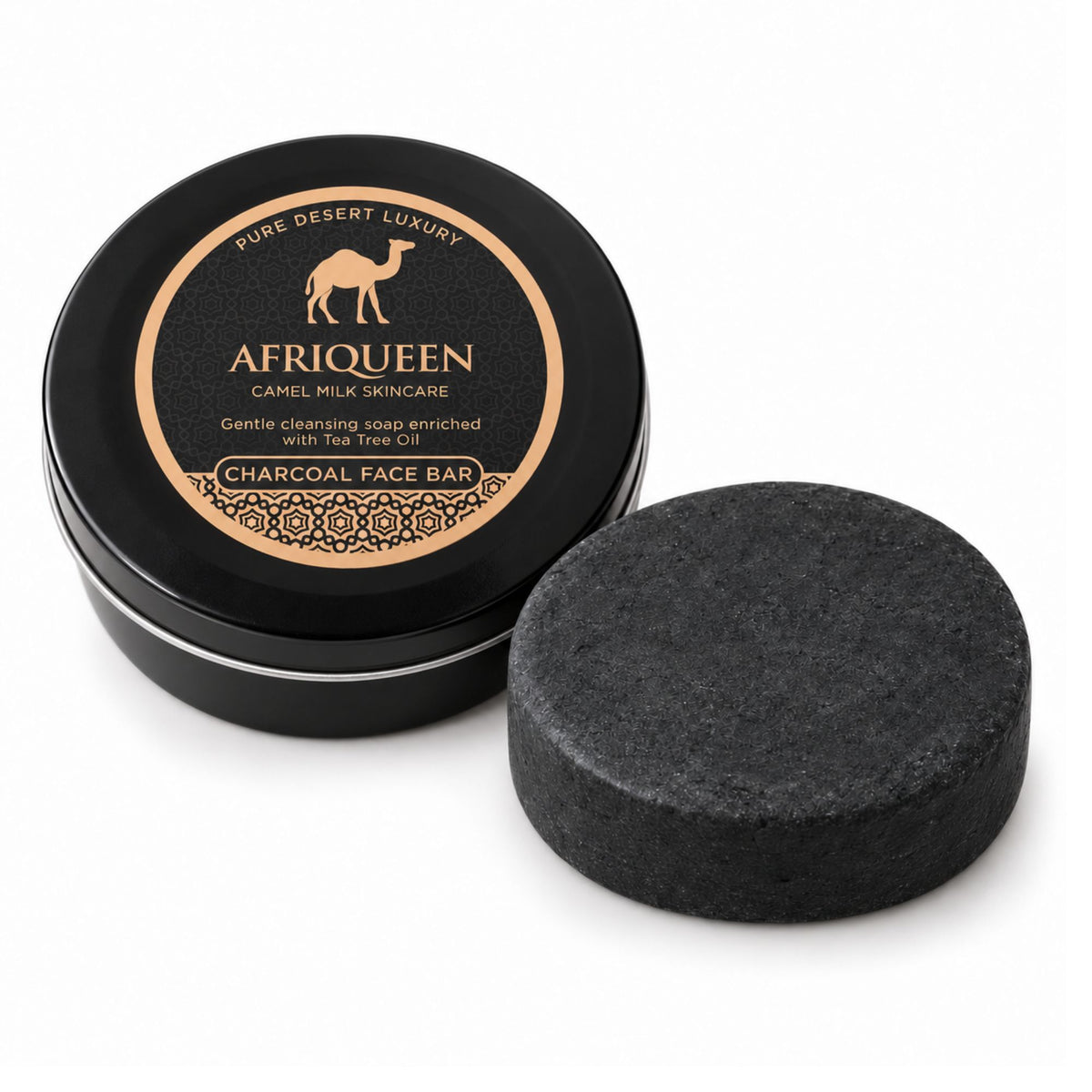 Afriqueen Charcoal Face Bar 50 g