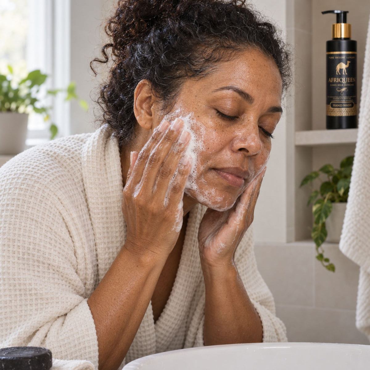 Afriqueen Charcoal Face Bar for everyday facial cleansing