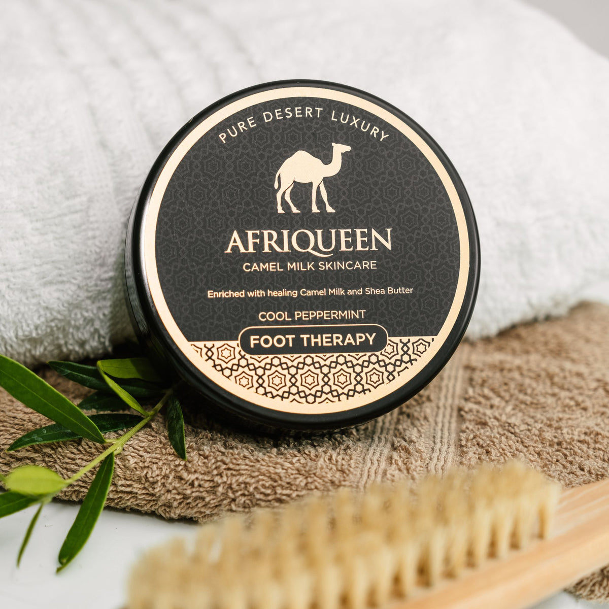 Afriqueen Foot Therapy with peppermint oil